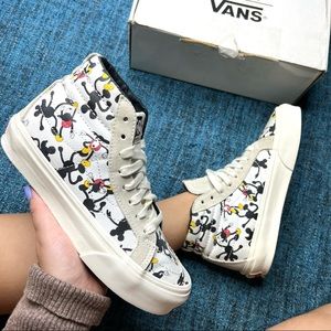 RARE Vans Vault x Disney OG Sk8 Hi LX Mickey 90th Anniversary Sneakers